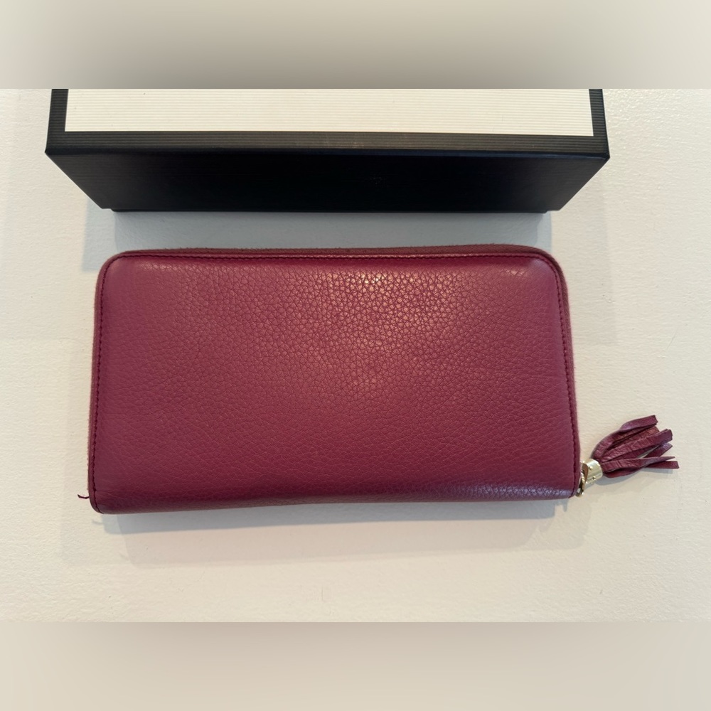 Gucci Interlocking Gg Logo Leather Continental Wa… - image 2